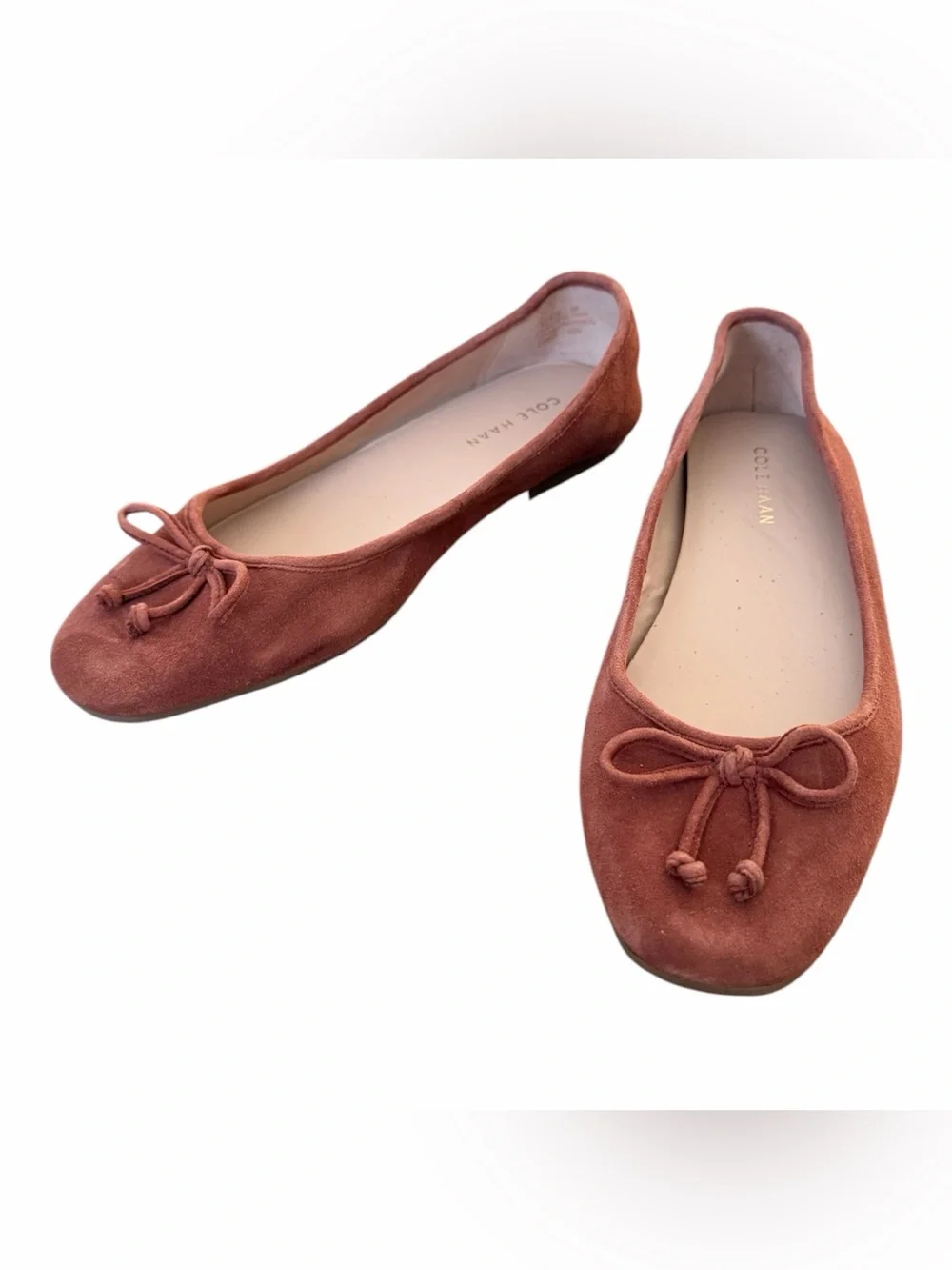 Classic Women’s Suede Ballet Flats in brown